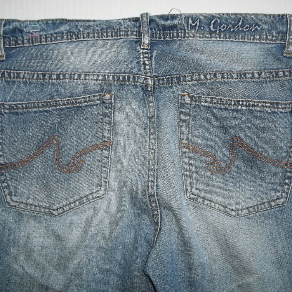 M. Gordon Distressed Mens Jeans Size 32 x 30